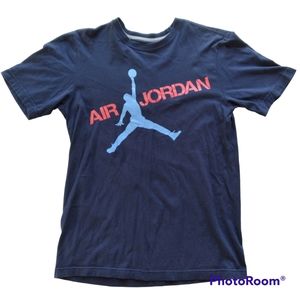 Air Jordan Navy Blue T-shirt Size Small